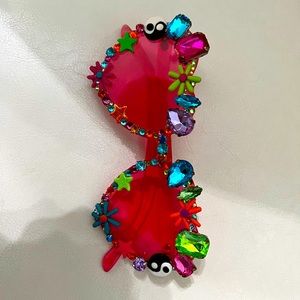 SuperFoxx one of a kind blinged out sunglasss! They are nice heavy stock!